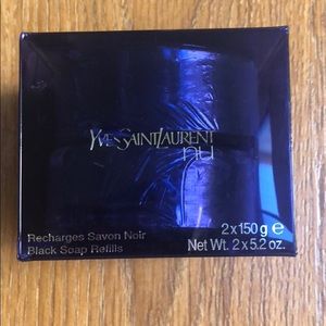 NEW IN THE BOX!! Yves Saint Laurent NU black soaps
